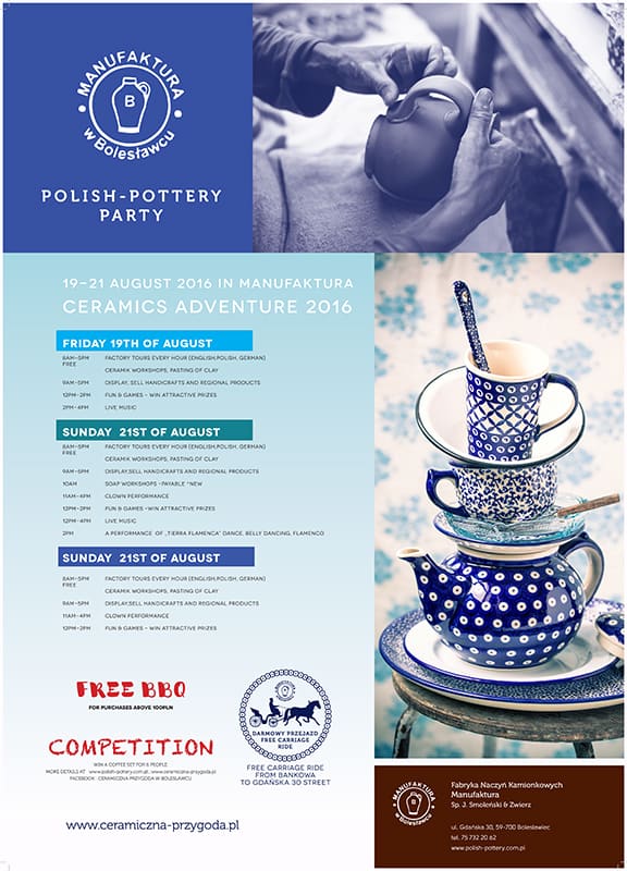 invitation 2016 - Polish-pottery Party 2016